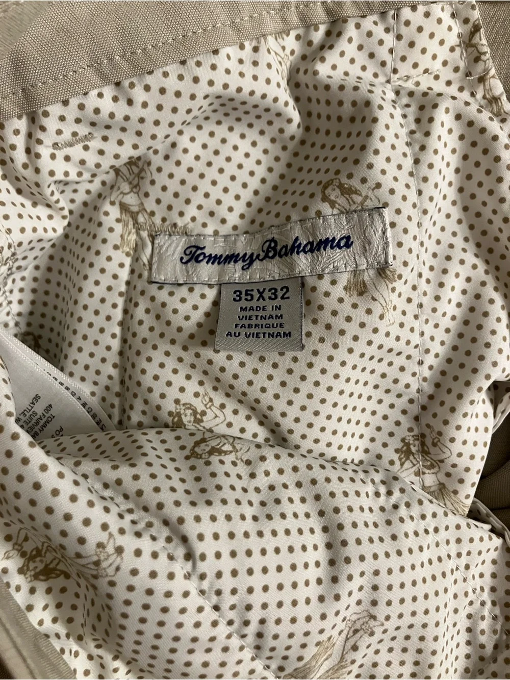 Tommy Bahama Men's flat front pants